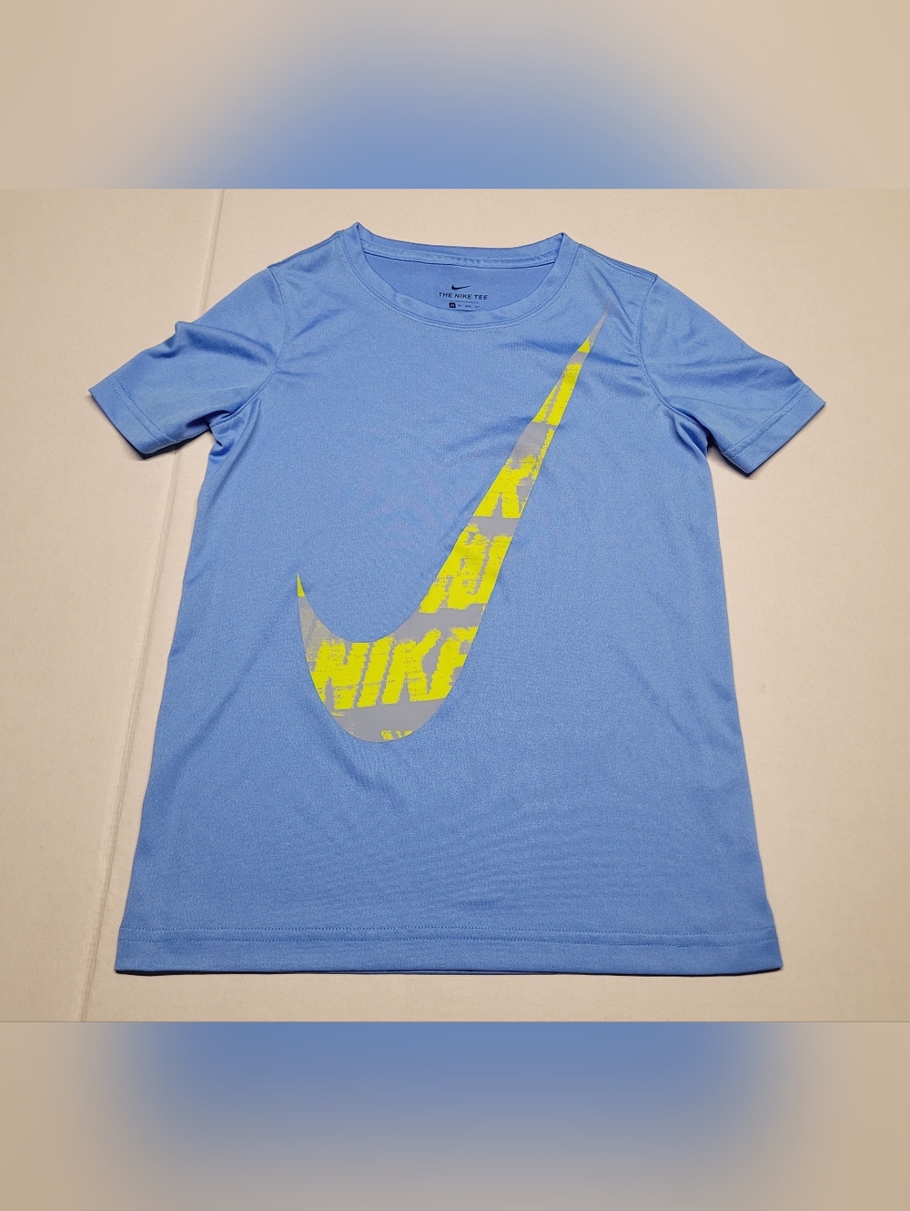 Nike Light Blue Dri-FIT Tee with Black Logo
